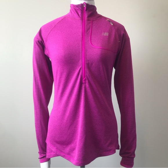 New Balance Women’s Running Long Sleeve 1/2 Zip Shirt - Picture 2 of 16
